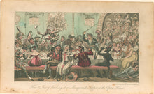 Load image into Gallery viewer, Cruikshank, Isaac, Robert &amp; George.  “Tom &amp; Jerry larking at a Masquerade Supper, at the Opera House”
