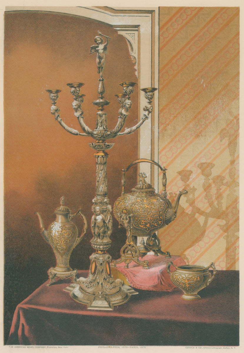 Unattributed "Candelabra. Denmark." – Philadelphia Print Shop