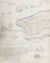 Load image into Gallery viewer, Unattributed  “Map of the City and County of New York”
