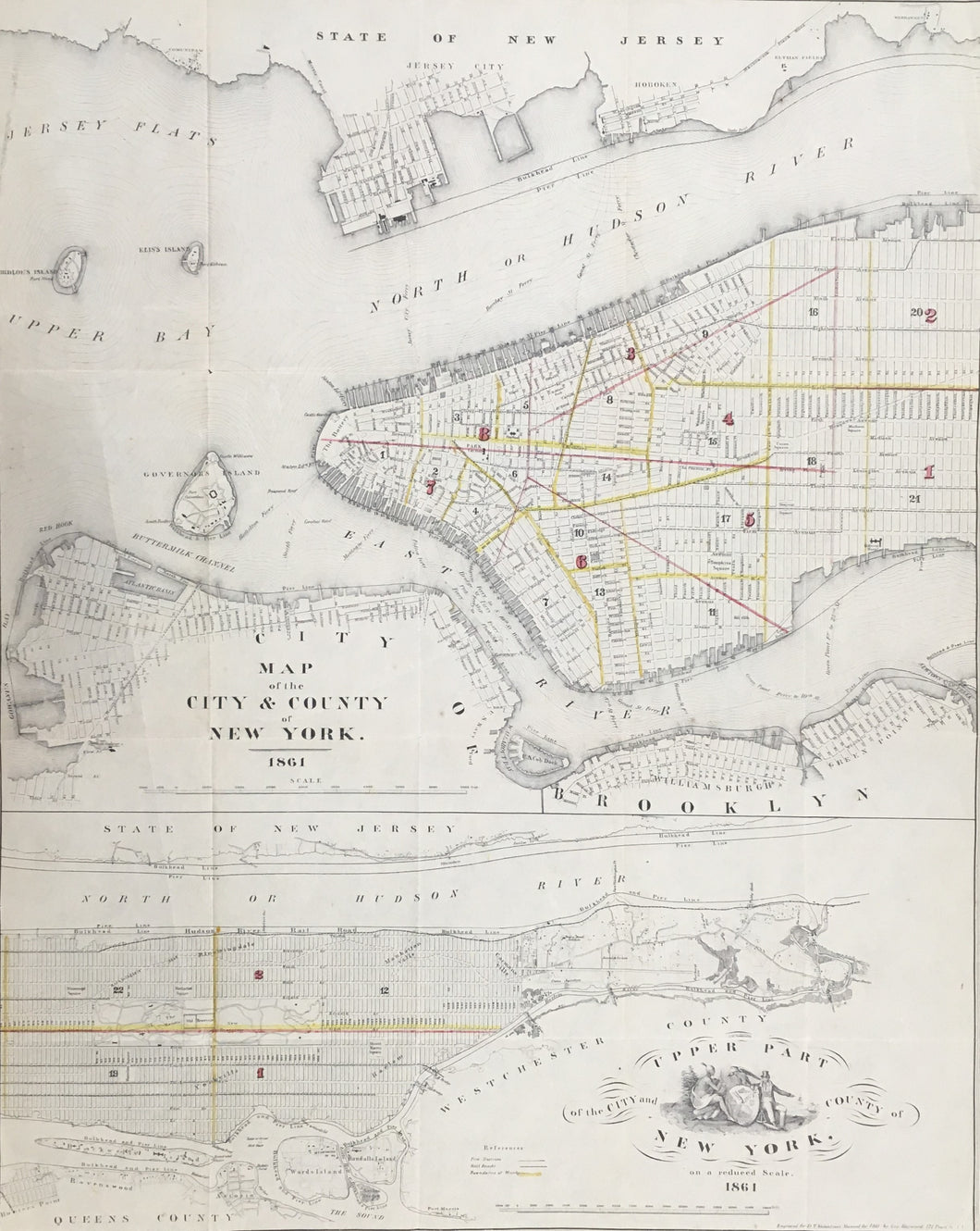 Unattributed  “Map of the City and County of New York”