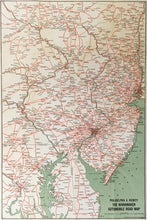 Load image into Gallery viewer, Unattributed  &quot;Philadelphia &amp; Vicinity. The Wanamaker Automobile Road Map&quot;
