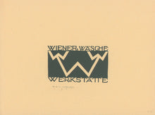 Load image into Gallery viewer, Hoffmann, Joseph  “Wiener Wasche Werkstatte”  [Trade Mark of the Vienna Workshop]
