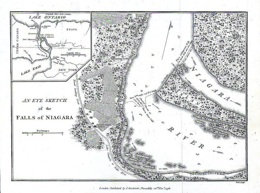 Weld, Isaac Jr. “An Eye Sketch of the Falls of Niagara. – Philadelphia ...