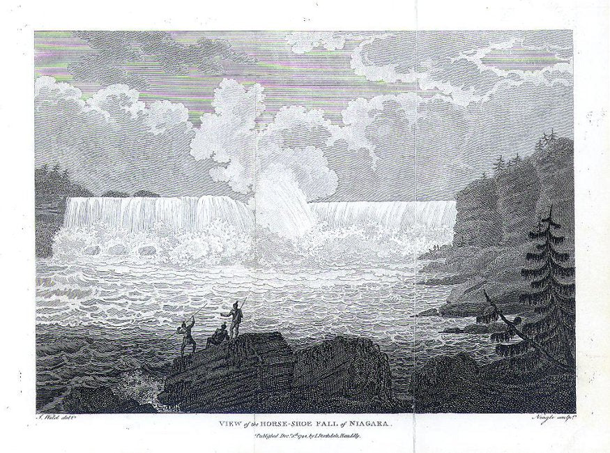 Weld, Isaac Jr.  “View of the Horse-Shoe Fall of Niagara”