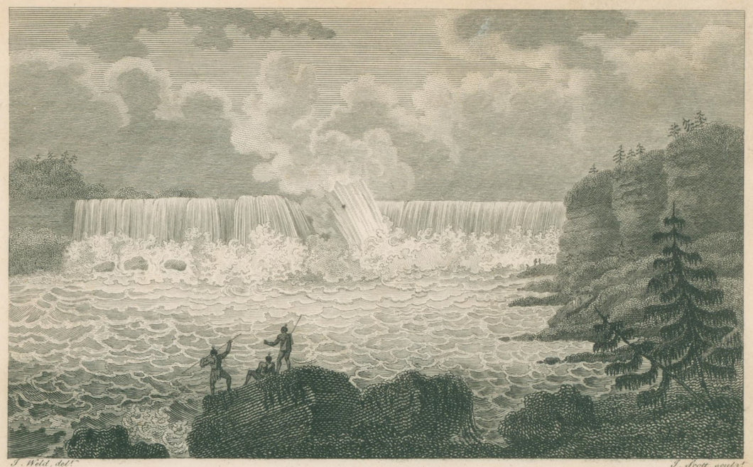 Weld, Isaac Jr.  “View of the Horse-Shoe Fall of Niagara”  [1800]