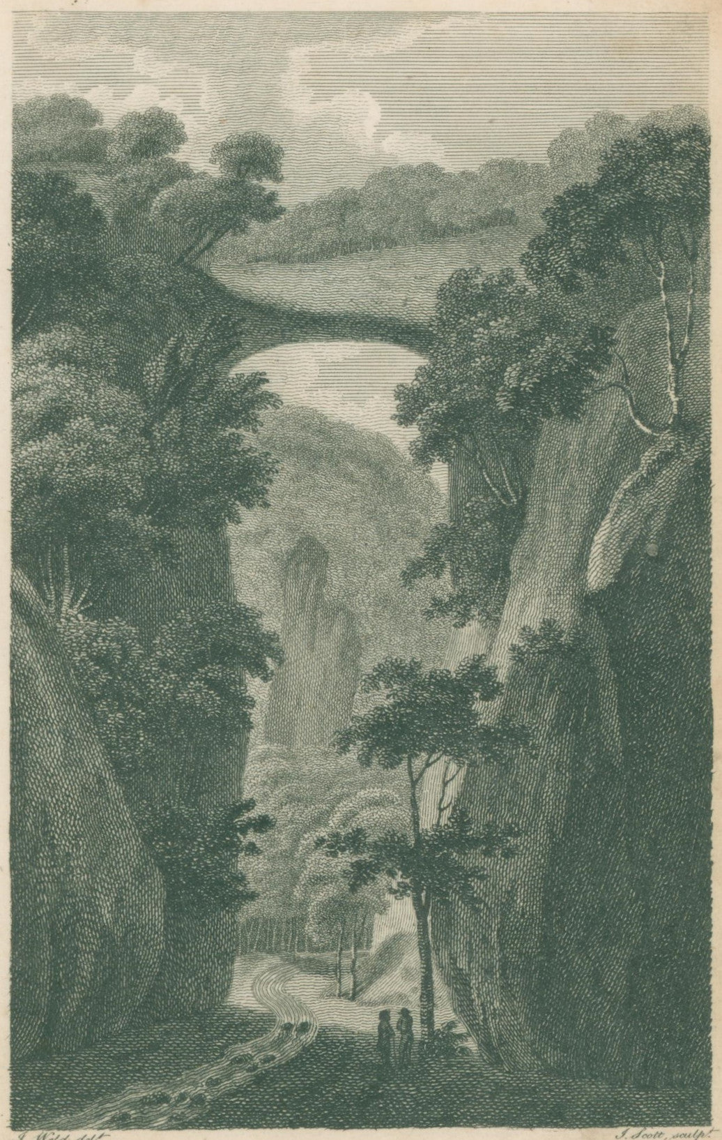 Weld, Isaac Jr. “View of the Rock Bridge”  [1800]