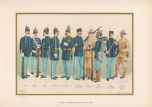 Load image into Gallery viewer, Ogden, H.A. “Uniforms, (10 Infantry Figures)–1899.”  [US Army]
