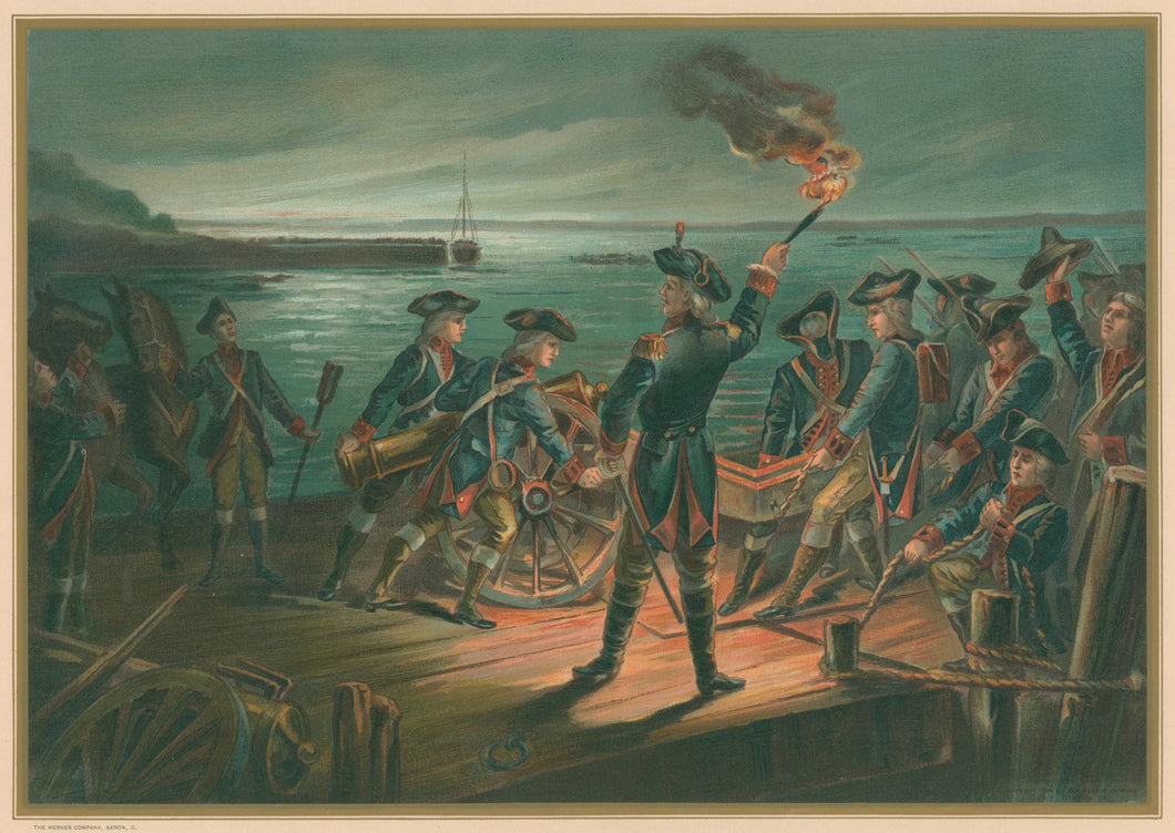 Unattributed  “Artillery Retreat from Long Island-1776”