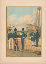 Load image into Gallery viewer, Unattributed “Commander, Captain and Lieutenant of the Navy and Lieutenant and Staff Officer of Marines-1840”
