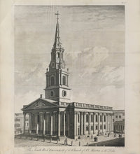 Load image into Gallery viewer, West, Robert &quot;The South West Prospect of the Church of St. Martin in the Fields&quot;
