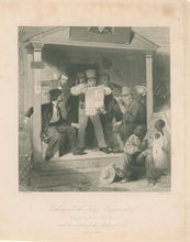 Load image into Gallery viewer, Woodville, Richard Caton “Etching of the large Engraving of MEXICAN NEWS one of The six plates for the Number of 1851”

