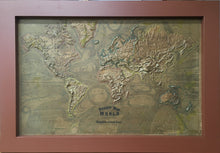 Load image into Gallery viewer, Unattributed.  “Relief Map Of The World On Mercator&#39;s Projection”
