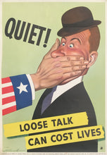 Load image into Gallery viewer, Holcomb, Dal “Quiet! Loose Talk Can Cost Lives”
