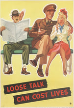 Load image into Gallery viewer, Holmgren, John “Loose Talk Can Cost Lives”
