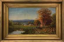 Load image into Gallery viewer, Hart, James M. &quot;Scene near Farmington, Ct. Autumn&quot;
