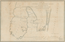 Load image into Gallery viewer, Brazier, Robert H. &quot;Plan of the Croatan and Roanoke Sounds Shewing the Proposed Situations of the Embankment and Inlet by Hamilton Fulton C.E to the State of N.C. 1820&quot;
