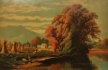 Load image into Gallery viewer, Unattributed. &quot;Autumn on the Kennebec, Maine&quot;
