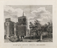 Load image into Gallery viewer, Birch, William  &quot;Back of the State House, Philadelphia&quot;
