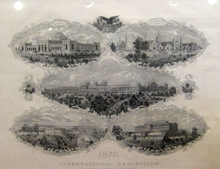 Load image into Gallery viewer, Wright, E.A. &quot;1876. International Exhibition. Fairmount Park, Philadelphia&quot;
