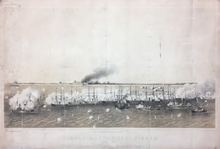 Load image into Gallery viewer, Laycock, J.F.  &quot;Bombardment of Fort Fisher. Jan.15th. 1865.&quot;
