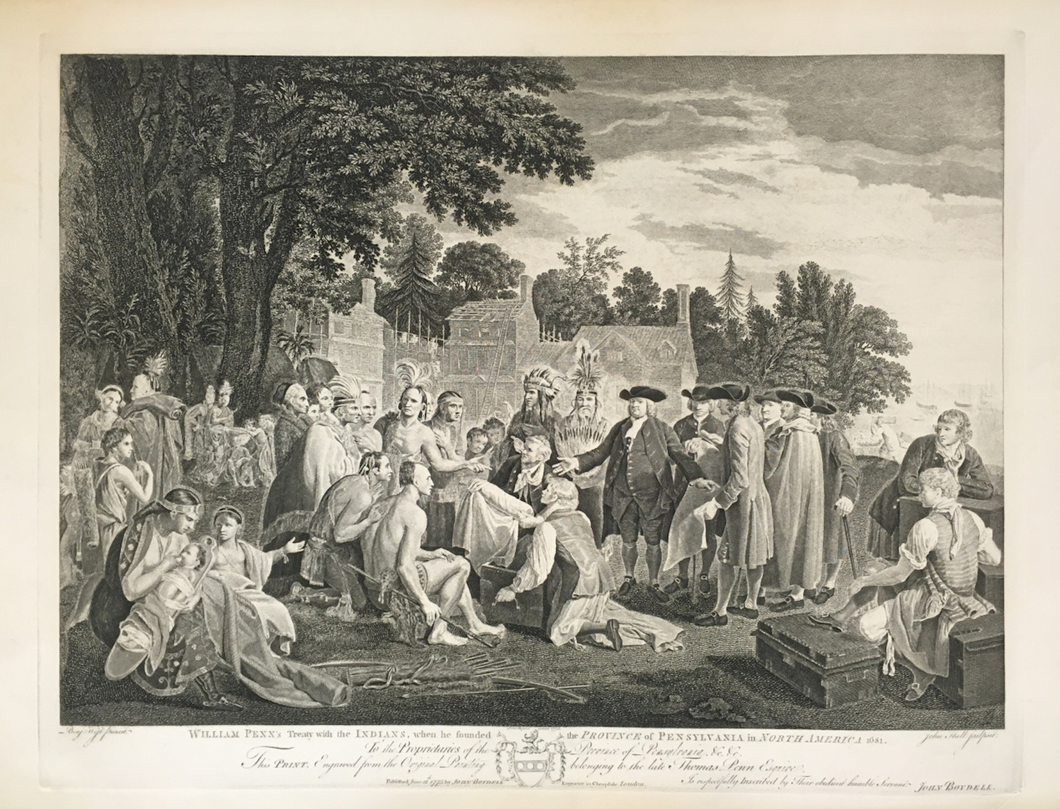 West, Benjamin “William Penn’s Treaty with the Indians when he found the Province of Pennsylvania in North America 1681.”