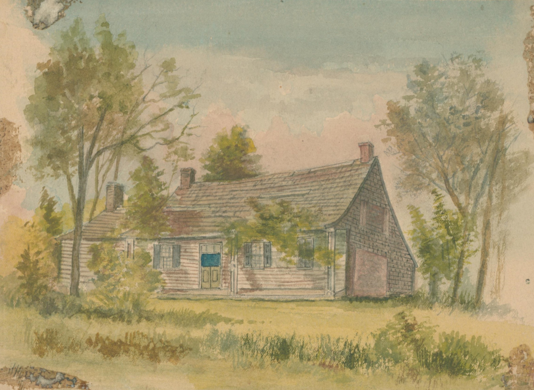 Giles, J.S. “Port Washington, Sketch from the Houses”