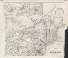 Load image into Gallery viewer, Unattributed  “Map to Accompany Appleton’s Hand-Book of American Travel, Eastern and Northern Tour&quot;
