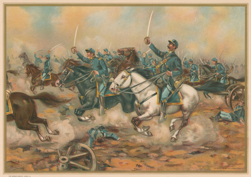 Unattributed  “Cavalry Charge of the 5th Regulars, Gains Mill – 1862”
