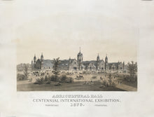 Load image into Gallery viewer, Aubrun, Louis &quot;Agricultural Hall Centennial International Exhibition.  1876.  Fairmount Park Philadelphia&quot;
