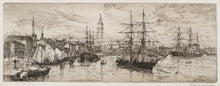 Load image into Gallery viewer, Bacher, Otto H. &quot;Venice Shipping and the Ducal Palace&quot;
