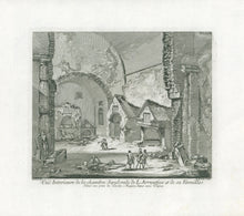 Load image into Gallery viewer, Barbault, Jean “Vue Intérieure de la chambre Sépulcrale de L. Arruntius et de sa Famille Situé au près de Porte Major, dans une Vigne”
