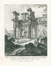 Load image into Gallery viewer, Barbault, Jean “Vue des restes d’un Temple qu’on croit etre de Pallas”
