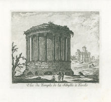 Load image into Gallery viewer, Barbault, Jean “Vue du Temple de la Sibylle à Tivoli”
