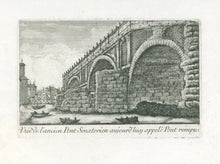 Load image into Gallery viewer, Barbault, Jean “Vue de l’ancien Pont Senatorien aujourd‘huy appelé Pont rompu”
