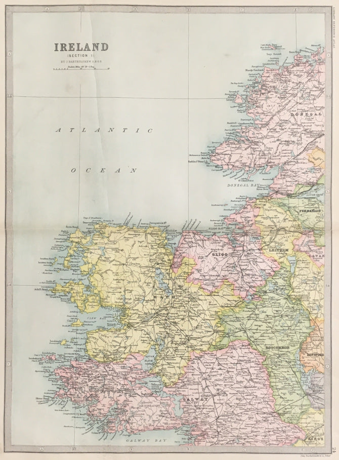 Bartholomew, John  “Ireland. (Section 1).”  [west coast]