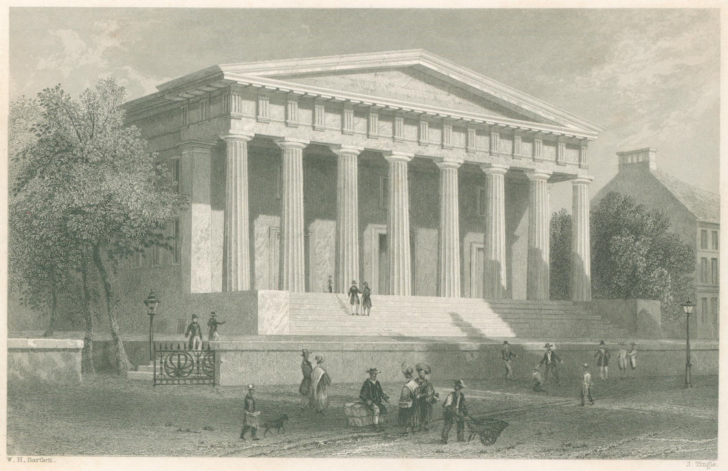 Bartlett, W.H.  “The United States Bank, Philadelphia”  From 