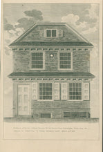 Load image into Gallery viewer, Strickland, William  “Residence of the late Anthony Benezet No. 115 Chestnut Street Philadelphia.  Drawn from the original for Roberts Vaux by William Strickland.”
