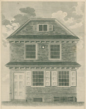 Load image into Gallery viewer, Strickland, William  “Residence of the late Anthony Benezet No. 115 Chestnut Street Philadelphia.  Drawn from the original for Roberts Vaux by William Strickland.”
