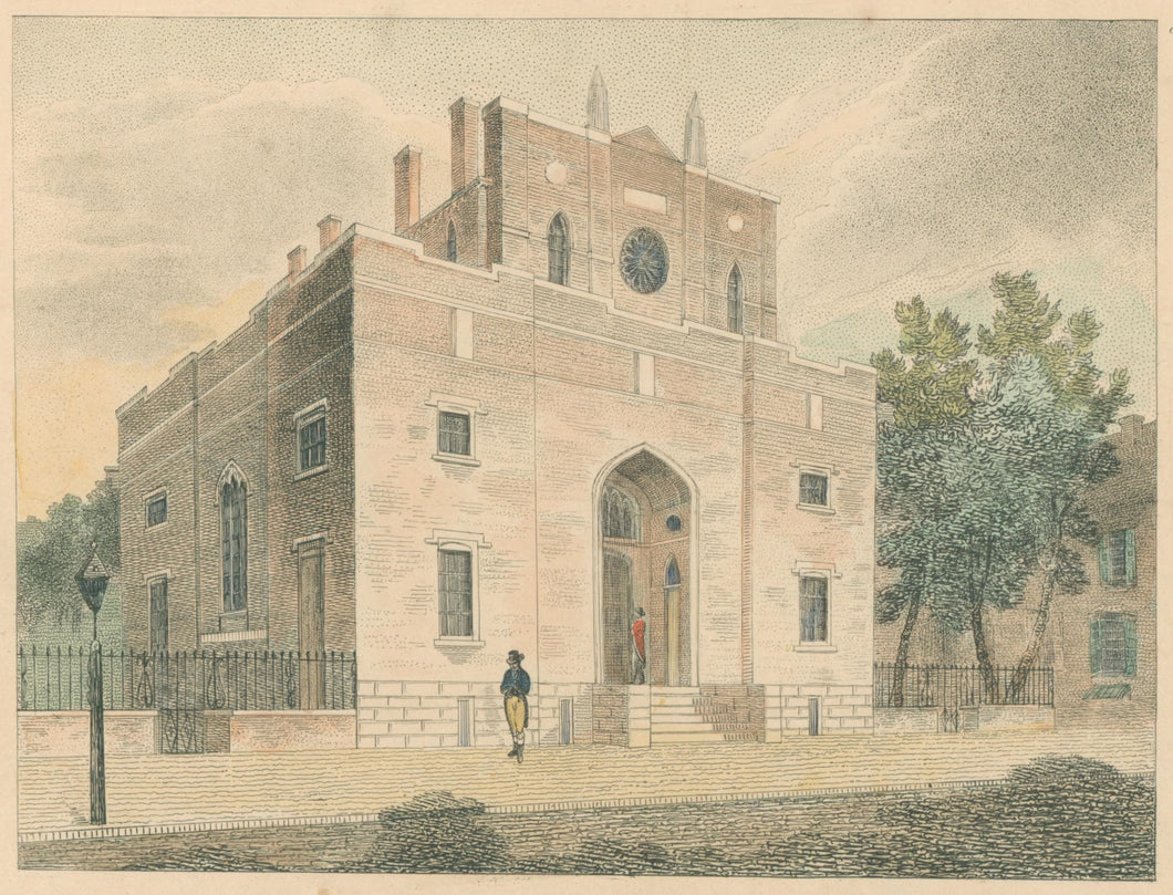 Birch, William Russell “Philadelphia Bank in Fourth Street, Philadelphia.  Built 1809.  Taken down 1837