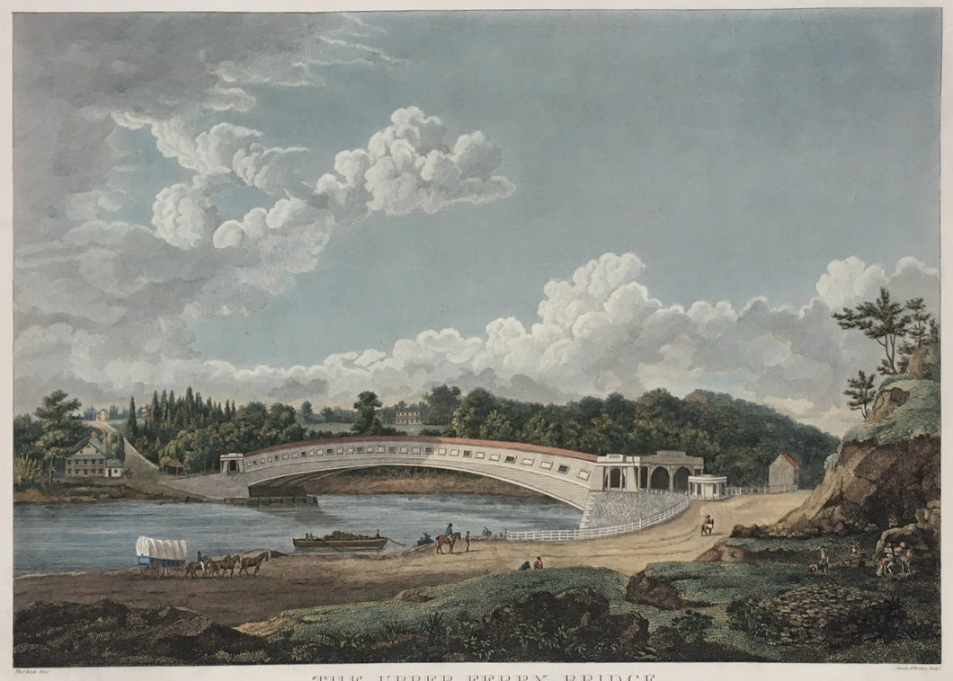 Birch, Thomas “The Upper Ferry Bridge over the River Schuylkill near Morris Street in the County of Philadelphia”