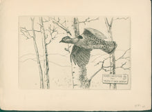 Load image into Gallery viewer, Bishop, Richard Evett  “Merry Christmas from Helen and Dick Bishop.&quot; [Ruffed Grouse]

