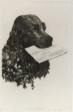 Load image into Gallery viewer, Bishop, Richard Evett  “Merry Christmas from Mary E. Harrington.&quot; [Harringtons&#39; Spaniel Susan]
