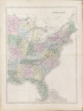 Load image into Gallery viewer, Unattributed  “United States.”  From &quot;Black’s General Atlas&quot;
