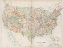 Load image into Gallery viewer, Bartholomew, J.   “General Map of the United States&quot;
