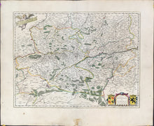 Load image into Gallery viewer, Blaeu, Willem “Comitatuum Hannoniæ et Namurci Descriptio.”  [Hainaut &amp; Namur, Belgium]
