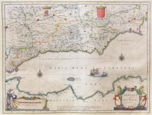 Load image into Gallery viewer, Blaeu, Willem “Granata, et Murcia Regna.”  [Granada, Spain]
