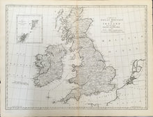 Load image into Gallery viewer, Blair, John &quot;A Map of Great Britain and Ireland from the latest Authorities and Observations.&quot; From &quot;Chronology &amp; History of the World&quot;
