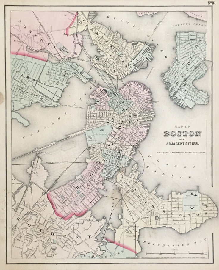 Colton “Map of Boston and Adjacent Cities.”
