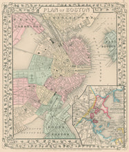 Load image into Gallery viewer, Mitchell, S.A. Jr. “Plan of Boston.”
