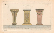 Load image into Gallery viewer, Boucher, Juste-François Plate 3(b).  “Gaines et Piedestal”
